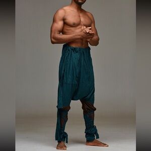 Men's Teal Harem Pants